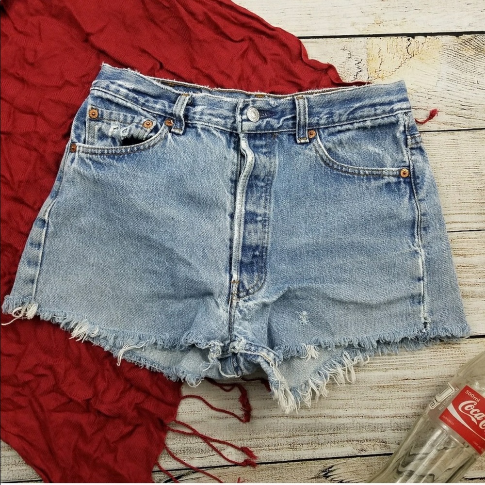 Vintage 501 Levi cutoffs